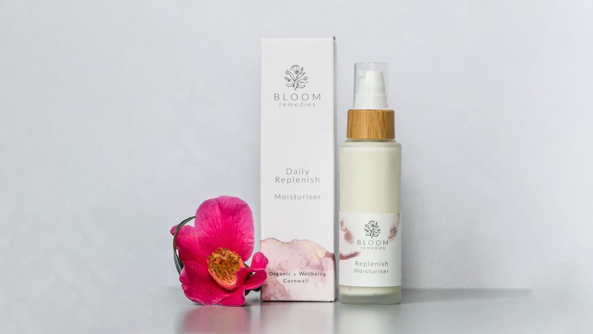 1) Daily Replenish Moisturiser with Neroli and Camellia – Bloom Remedies